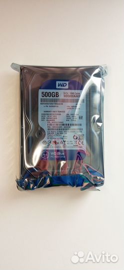 Жесткий диск HDD 500GB новый