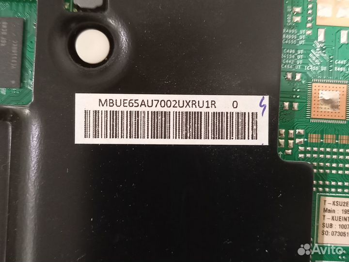 Разбор Samsung UE65AU7002