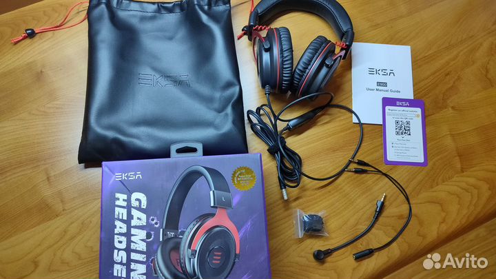 Eksa E900 / E900 PRO Игровые наушники проводные