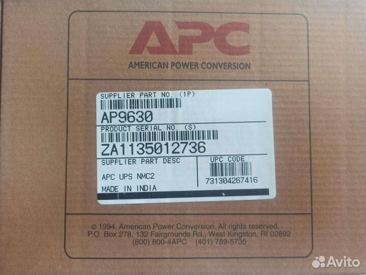 APC AP9630