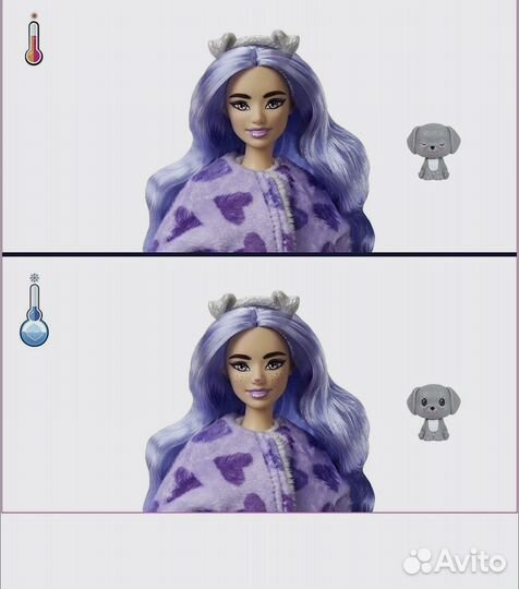 Кукла барби, плюшевый костюм