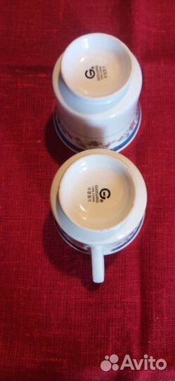 Кофейные чашки,блюдца,винтаж 80-х