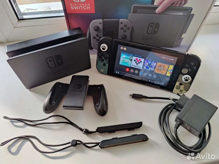 Nintendo switch прошитый 128Гб Онлайн игры