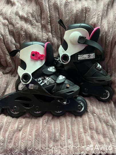 Роликовые коньки детские раздвижные