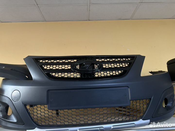 Бампер передний ларгус