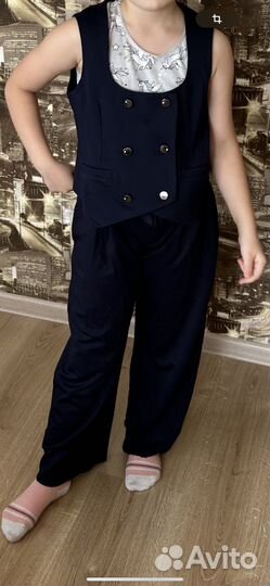 Детские брюки + жилет