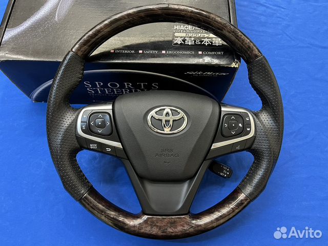 Анатомический руль с косточкой Toyota Camry 55