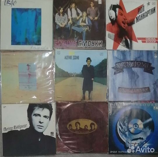 Виниловые пластинки зарубежный рок