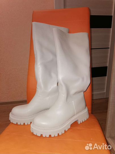 Сапоги осень весна женские 37, 38 новые