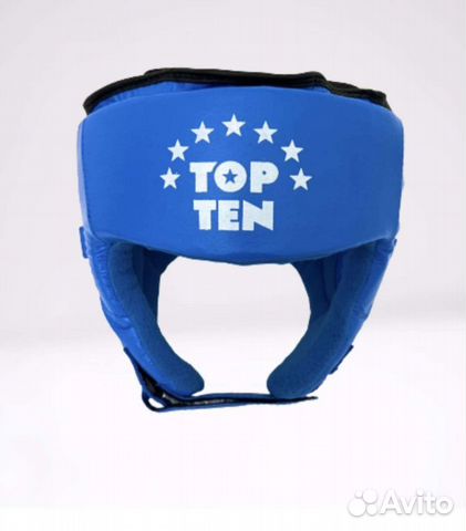 Боксерский шлем Topten кожаный