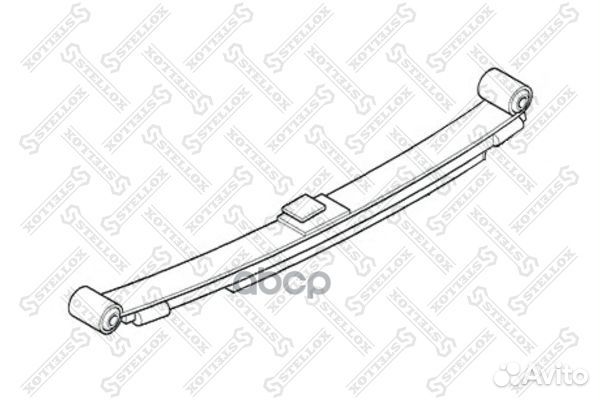Рессора задн. 61 275 08 Ford Transit Model 190