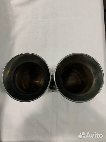 Насадка на глушитель (нержавейка) двойная