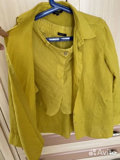 Костюм шорты и рубашка женский 46