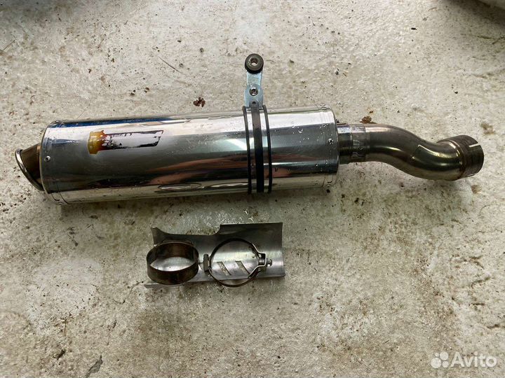 Прямоточный выхлоп на BMW R1200GS