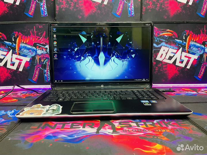 Игровой HP 17,3 i7 4gb видео 8gb озу SSD