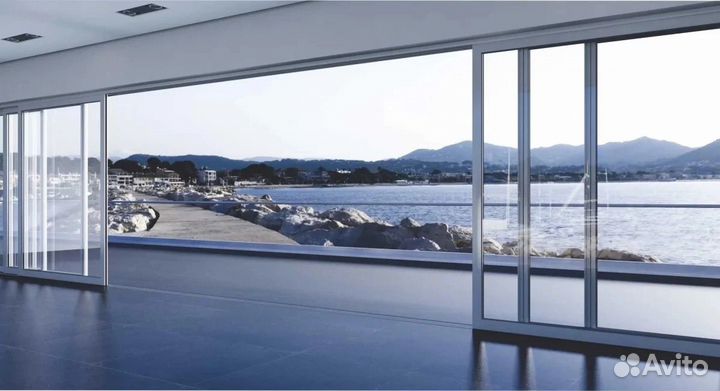 Алюминиевые окна и двери раздвижные