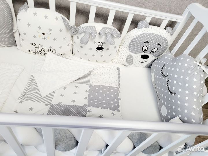 Бортики в детскую кроватку