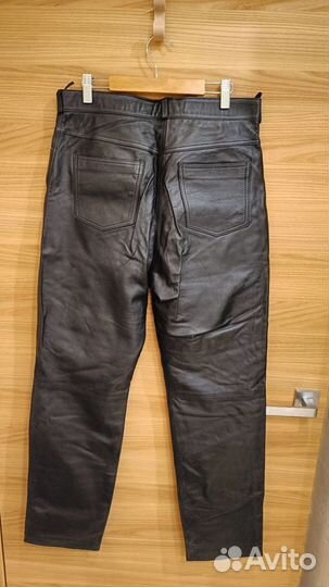 Мужские кожаные брюки р 44