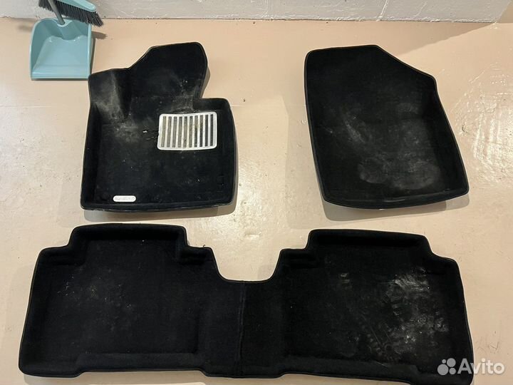 Заводские коврики для hyundai santa fe