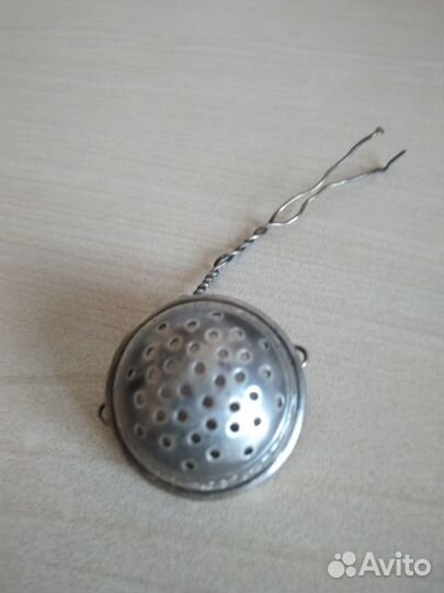 Ложки кофейные, мельхиоровые ситечко серебренное