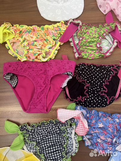 Летние пляжные вещи на девочку 74 80