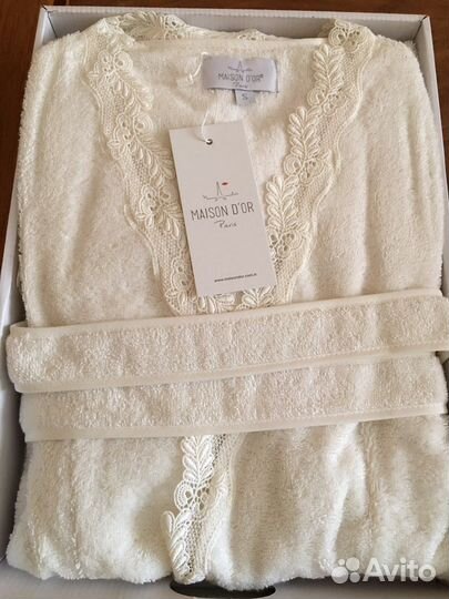 Халат махровый цвет бежевый про-во Турция