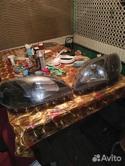 Фары Honda Civic EK рестайлинг