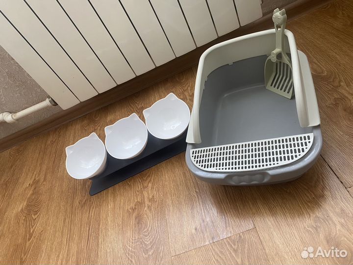 Миски и лоток для кошек