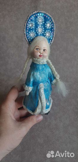 Ватные елочные игрушки