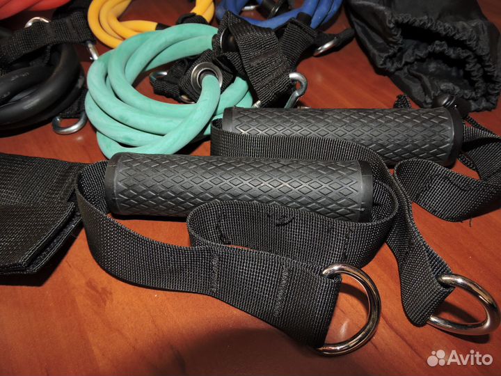 Набор трубчатых эспандеров для фитнеса