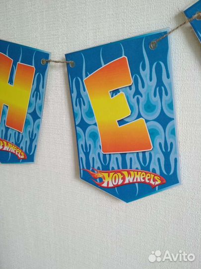 Набор для празднования дня рождения hot wheels