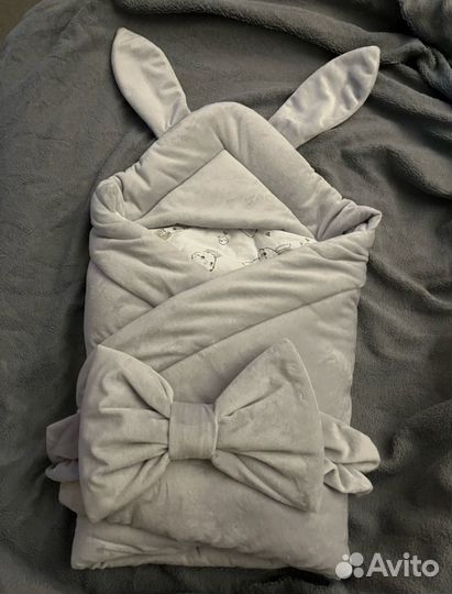 Комплект на выписку с ушами