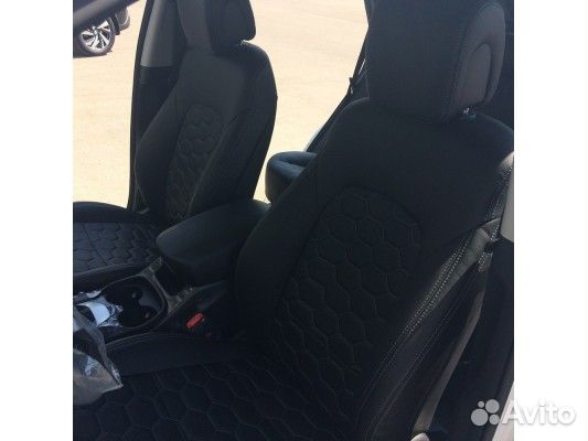 Каркасные авточехлы на Hyundai Santa Fe 3