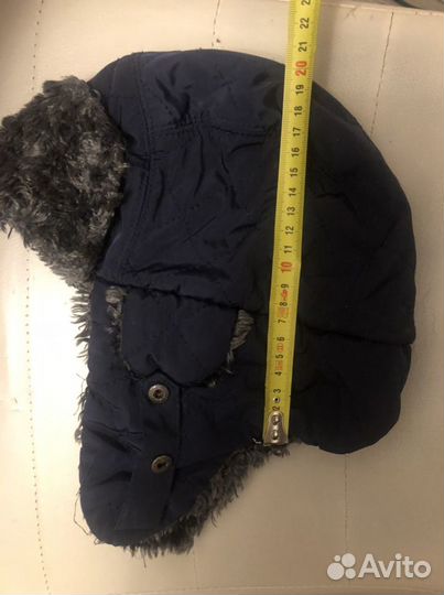 Шапка- ушанка зимняя на мальчика