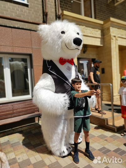 Ростовая кукла Мишка / аниматор / живая открытка