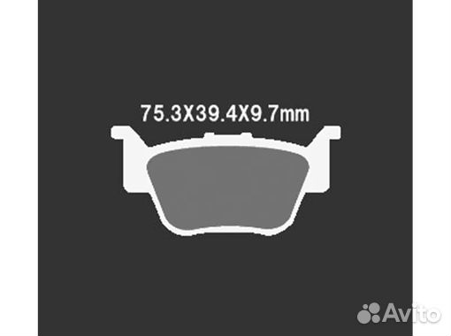 Тормозные колодки vesrah VD 171JL