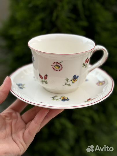 Villeroy boch petite fleur 350 мл чайная пара