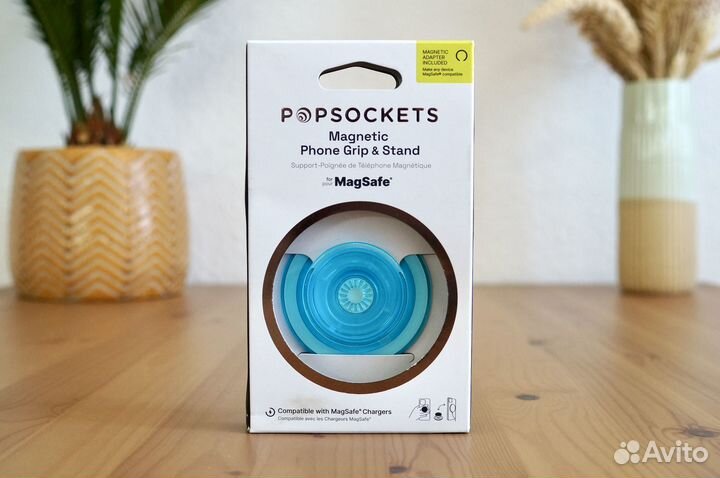 Popsockets PopGrip MagSafe Blue (Новый, Оригинал)
