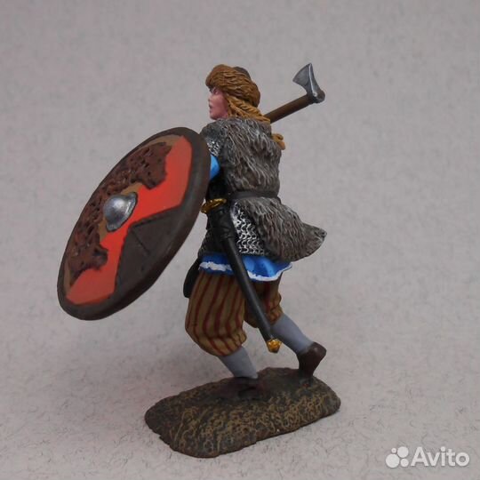 Оловянный солдатик 54 мм Скандинавская воительница