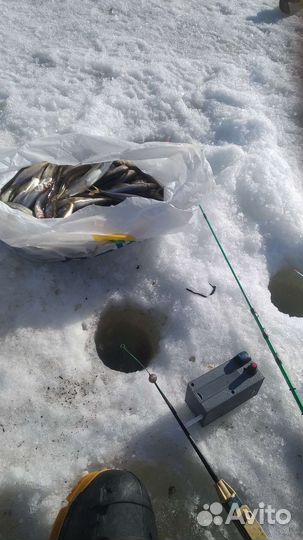 Электронная подставка для зимней удочки