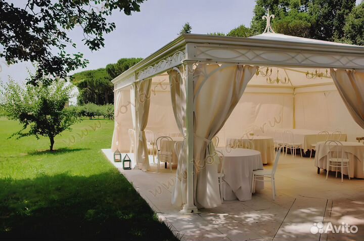 Круглые кованые беседки от производителя