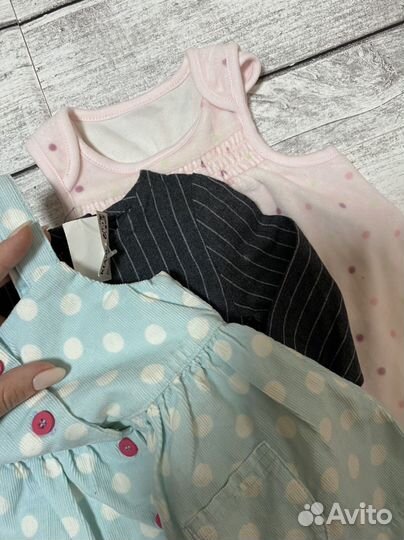 Вещи пакетом на девочку 0-3 мес