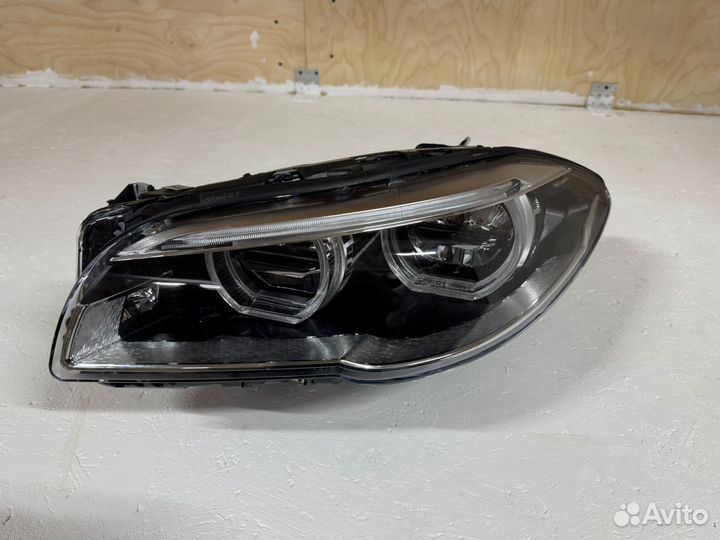 BMW F10 фары б.у LED в стиле реста вместо ксенона