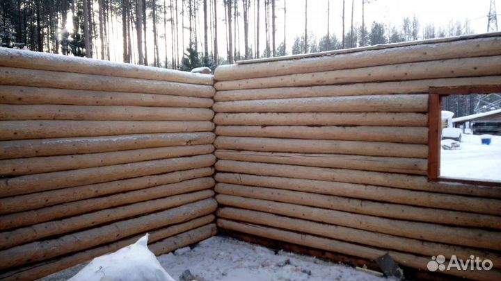 Продам сруб 5х6м, лафет 7м