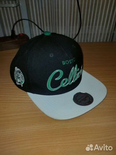 NBA Кепка, Cellics Boston, Mitchell Ness, оригинал