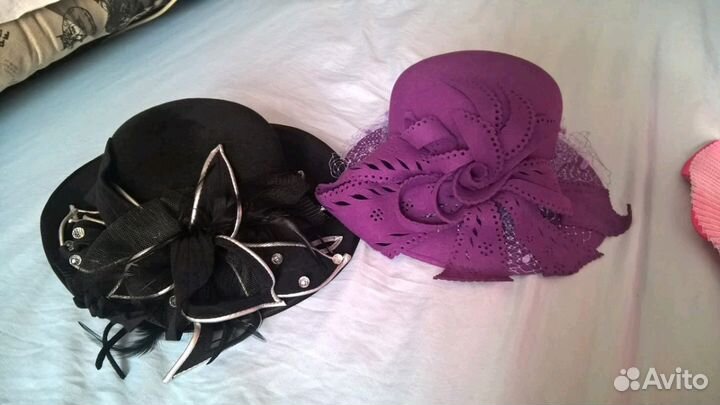 Дизайнерские шапки шляпки новые
