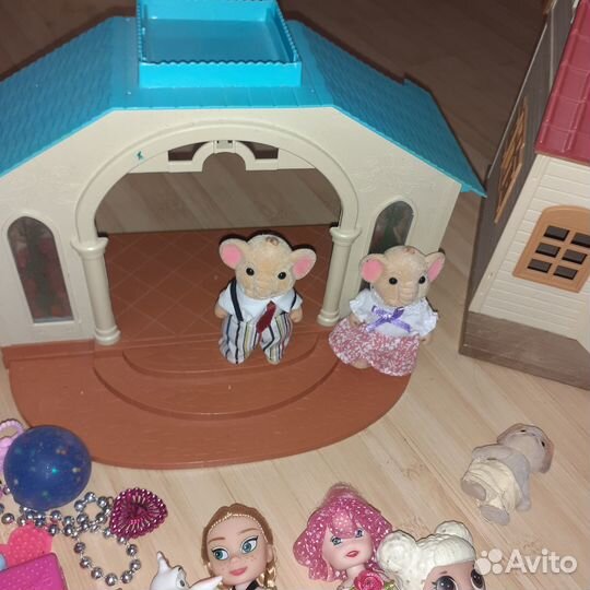 Sylvanian Families Дом Марии, автобус, куклы Лол