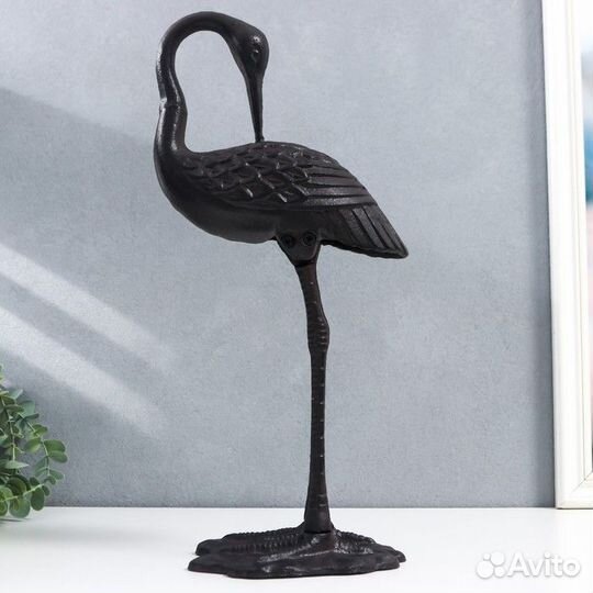 Сувенир чугун 'Цапля' 40х20х15 см