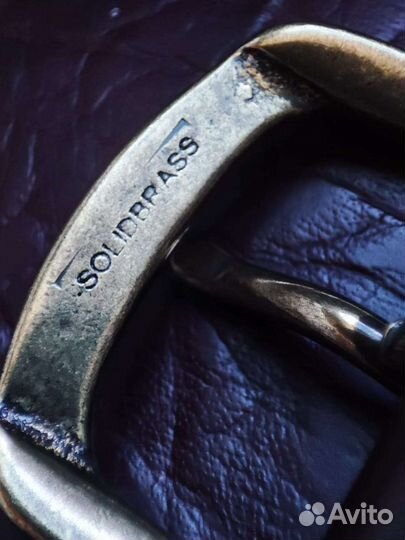 Мужской кожаный ремень ручная работа