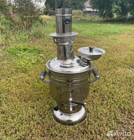 Самовар на дровах новый